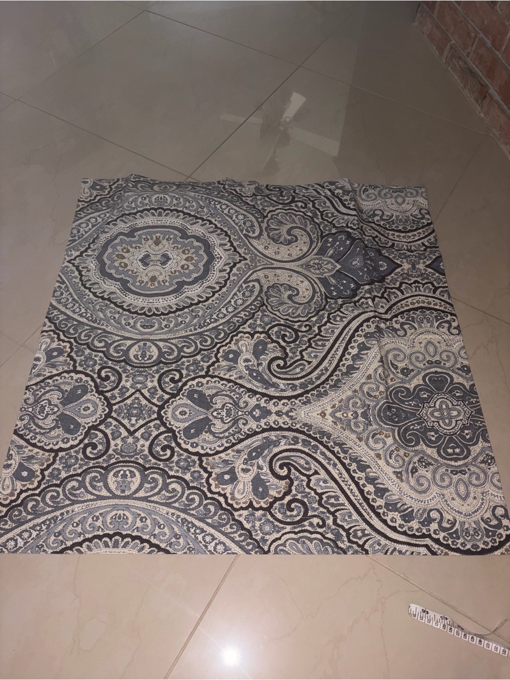 Like new Pottery Barn Beale Paisley euro Sham